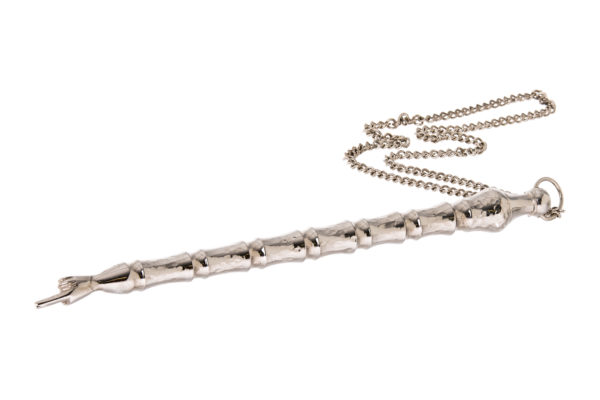 Hammered Silver Yad with chain