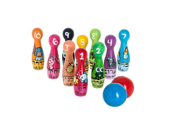 Passover Plagues Ten Pin Bowling Set