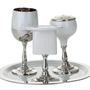 Havdallah Set Enamel White