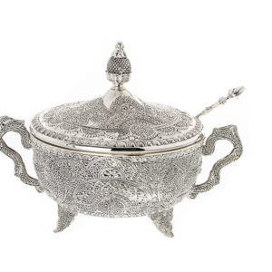 Honey Dish Filigree